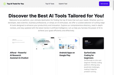 Top AI Tools For You preview